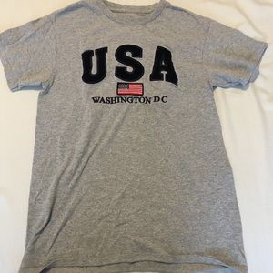 Gray USA top